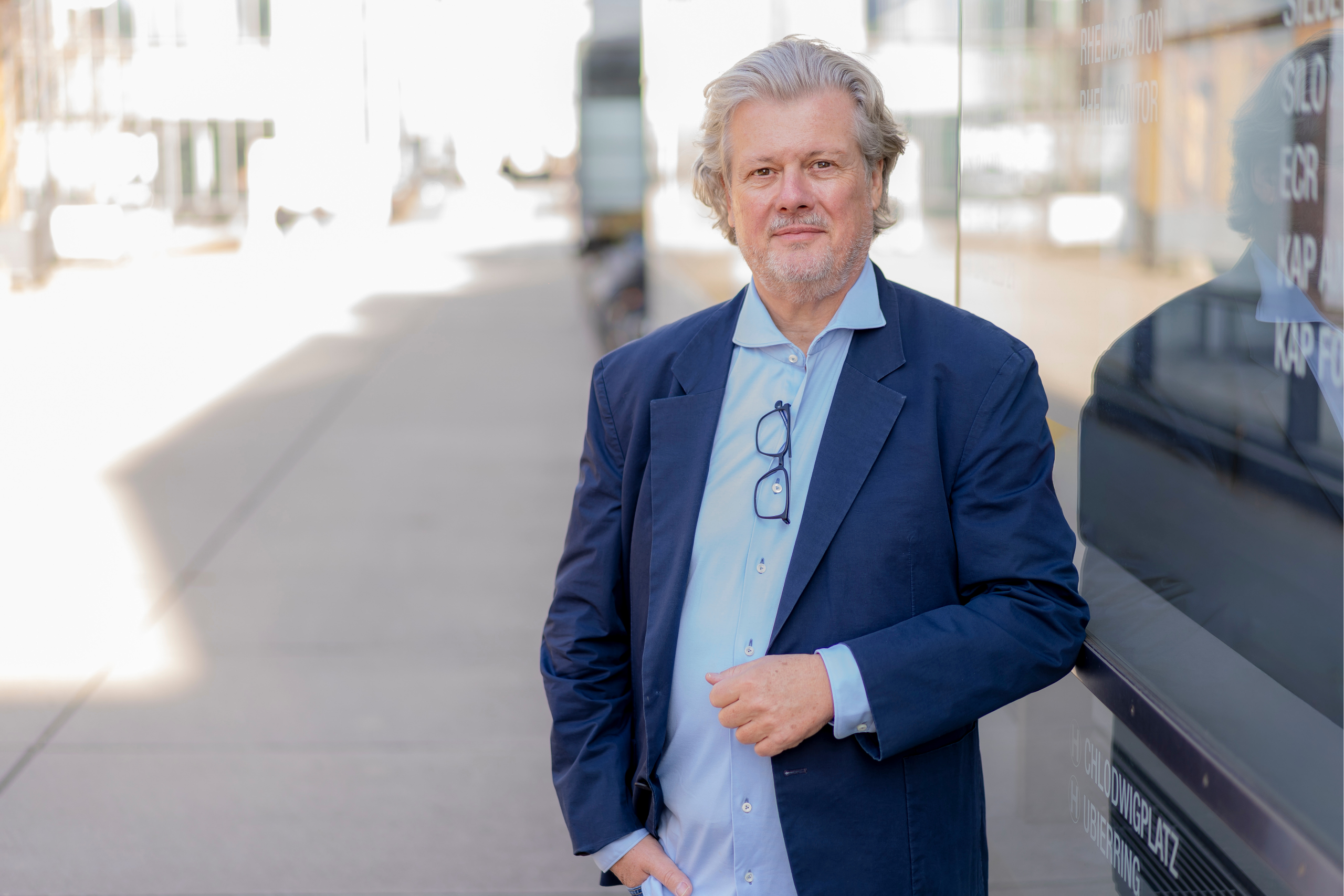 Geschäftsführer Dirk Ahke am Rheinauhafen