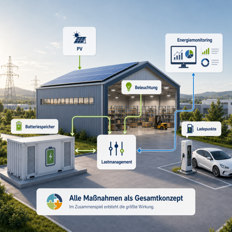 ganzheitliche Energielösungen für Industriestandorte auf dem Weg zur Autarkie